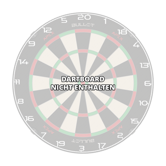 Kroužek s číslem na terč Bullet Bild mit dem Dateinamen BT1000100_Bullet_Dartboard_Zahlenring_Wei_3. Wahrscheinlich ist darauf ein weiterer weißer Zahlenring für ein Dartboard zu sehen.