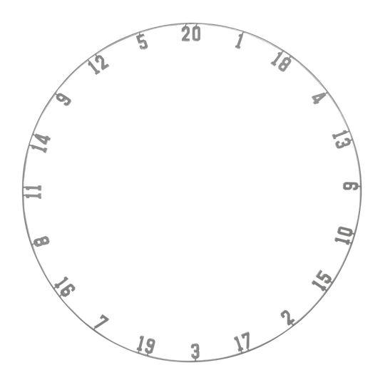 Přesný jednodílný laserově řezaný prsten s číslem 180 - vintage Das Bild zeigt den Precise 180 OnePiece Lasercut Zahlenring - Vintage. Das Produkt ist deutlich zu erkennen und gut beleuchtet.