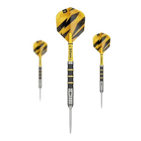 Ocelové šipky Target Buzz 02 Swiss Points Hier sind die Target Buzz 02 Swiss Points Steeldarts zu sehen. Das Produkt zeichnet sich durch hochwertige Verarbeitung aus.