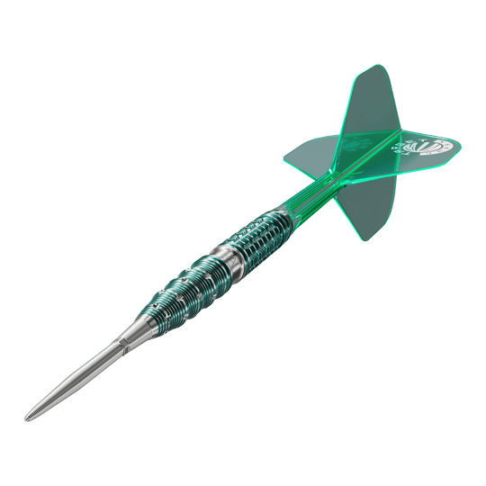 Ocelové šipky Target Japan Mikuru Suzuki The Miracle GEN7 Swiss Point - 23g Das Bild zeigt Target Japan Mikuru Suzuki The Miracle GEN7 Swiss Point Steeldarts mit einem Gewicht von 23g. Die Darts sind für Präzision und Kontrolle entwickelt.