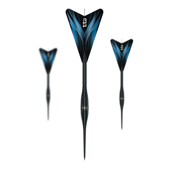 Dies ist ein Set Caliburn TTD Complete Titanium T2 Black Steeldarts mit einem Gewicht von 6g. Das Produkt ist für das Dartspiel geeignet.