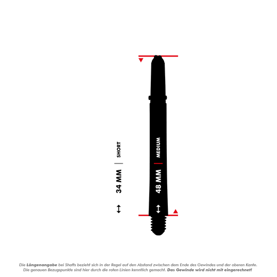 Harrows Dimplex Shafts – bílá