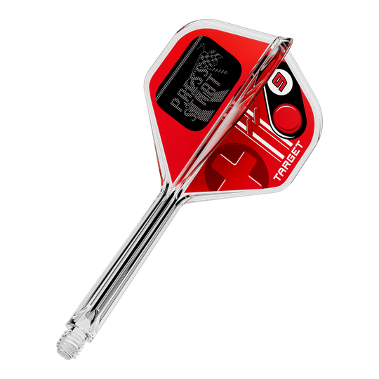 Target K-Flex Press Start No2 Standardní letky Produktbild von 410587_Target_K-Flex_PressStart_No2_Standard_Flights_33mm_1. Das Motiv zeigt einen Artikel für Dartsport.