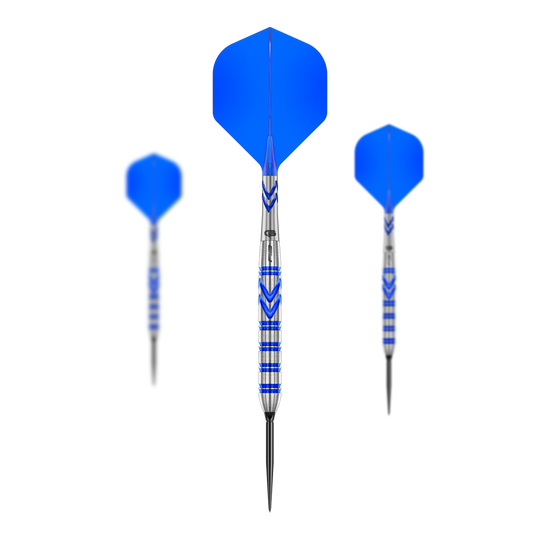 Ocelové šipky Red Dragon Gerwyn Price Blue Original Switch Point Hier ist das Set der Red Dragon Gerwyn Price Blue Original Switch Point Steeldarts zu sehen. Das Set enthält mehrere Darts mit markantem blauen Look.
