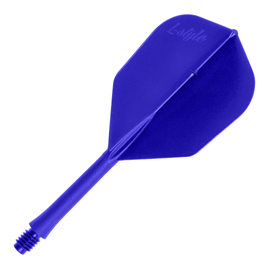 Abgebildet ist ein Produkt mit dem Dateinamen LSF-902_L-Style_BarFlight_Blau_1. Das Bild zeigt wahrscheinlich ein Dartzubehör in blauer Farbe.