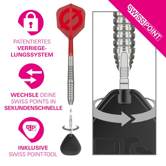 Targetová skupina O 01 Švýcarské body Steeldarts Targetová skupina O 01 Švýcarské body Steeldarts
