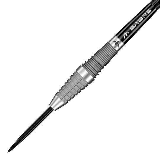 Gezeigt werden Mission Michele Turetta Sandblasted Steeldarts mit einem Gewicht von 23g. Diese Steeldarts besitzen eine spezielle sandgestrahlte Oberfläche.