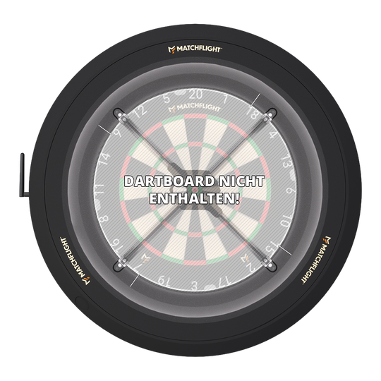 Systém automatického bodování Matchflight Heylo Ein weiteres Foto vom Matchflight Heylo Autoscoring System. Die Anzeige und das Bedienfeld sind gut erkennbar.