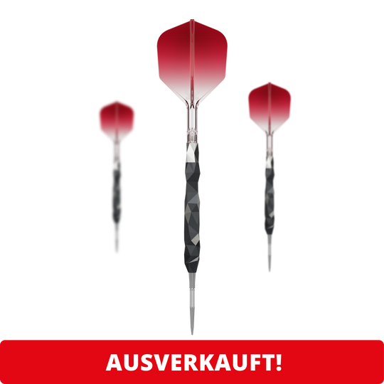 Das Bild zeigt die Target Elysian Archetype 43 Limited Edition Swiss Point Steeldarts mit 24g. Dieses Set ist eine exklusive Sammleredition für anspruchsvolle Dartspieler.