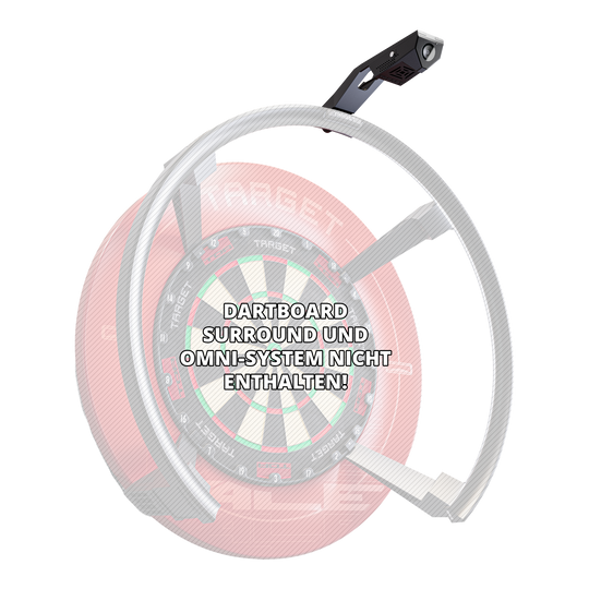Rameno kamery Target OMNI VIRT Abgebildet ist der Target OMNI VIRT Kamera Arm. Der Kamera Arm bietet eine flexible Verwendung für Kameras im Dartsport.