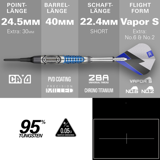 Měkké šipky Target Phil Taylor Power X Chrono