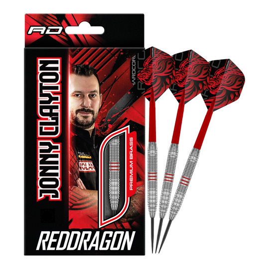 Šipky Red Dragon Jonny Clayton Brass Steel - 21 g Šipky Red Dragon Jonny Clayton Brass Steel - 21 g