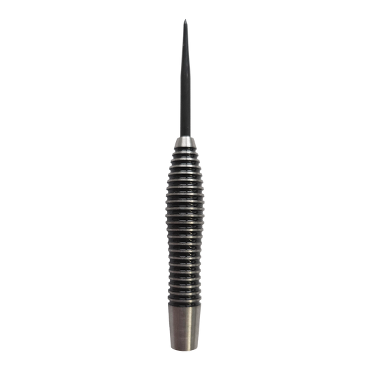 McDart Black Ring Torpedo Steeldart hlavně - 24g Das Bild zeigt McDart Black Ring Torpedo Steeldart-Barrels - 24g. Die Dart-Barrels verfügen über einen schwarzen Ring und eine spezielle Torpedo-Form.