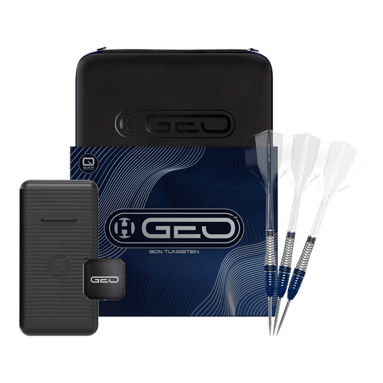 Ocelové šipky Harrows GEO Bomb Quick Point Zu sehen ist das Produkt Harrows GEO Bomb Quick Point Steeldarts. Diese Darts zeichnen sich durch ihre hochwertige Verarbeitung aus.