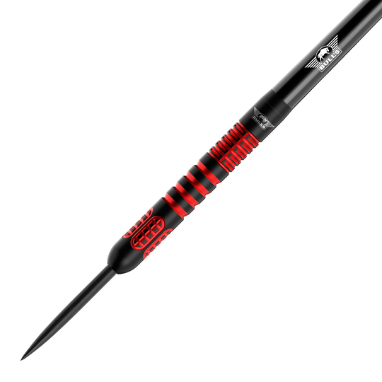 Ocelové šipky Bulls NL Stefan Bellmont 90 - 23g Auf dem Bild sind die Bulls NL Stefan Bellmont 90 Steeldarts 23g zu sehen. Diese Steeldarts sind besonders präzise und für professionelle Dartspieler geeignet.