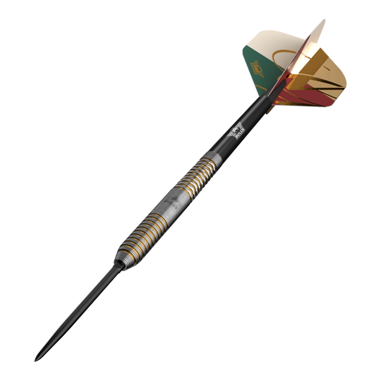 Ocelové šipky Bulls NL Vintage Ghost Convertible Points Die Abbildung zeigt Bulls NL Vintago Ghost Convertible Points Steeldarts. Diese Steeldarts verfügen über konvertierbare Spitzen für vielseitigen Einsatz.