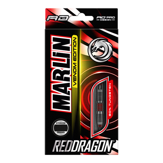 Ocelové šipky Red Dragon Marlin Venom