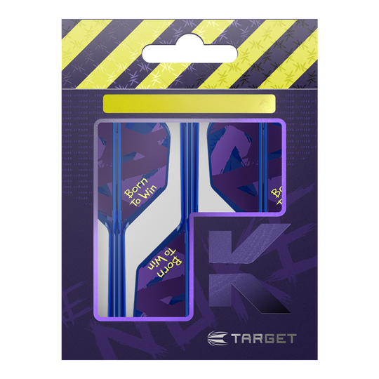 Target K-Flex Luke Littler Zrozen pro vítězství v 6. letu mistra světa Hier sehen Sie die Target K-Flex Luke Littler Born To Win World Champion No6 Flights. Es handelt sich um spezielle Dart-Flights für Profis.