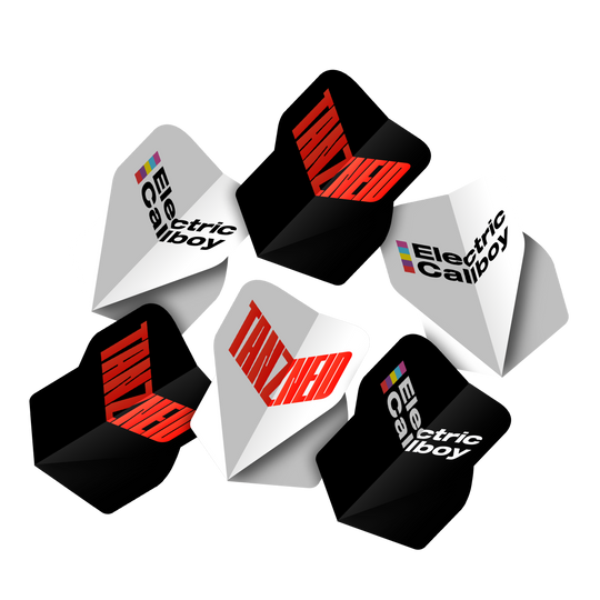 Hier sieht man das Electric Callboy Tanzneid Flight Pack - 10 Sets. Es handelt sich um ein Set mit mehreren Flight Packs.