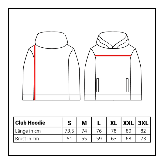 Mikina s kapucí Lions Collection Club Der Löwen Kollektion Club Hoodie ist auf diesem Bild abgebildet. Es handelt sich um einen gemütlichen Kapuzenpullover für den Alltag.