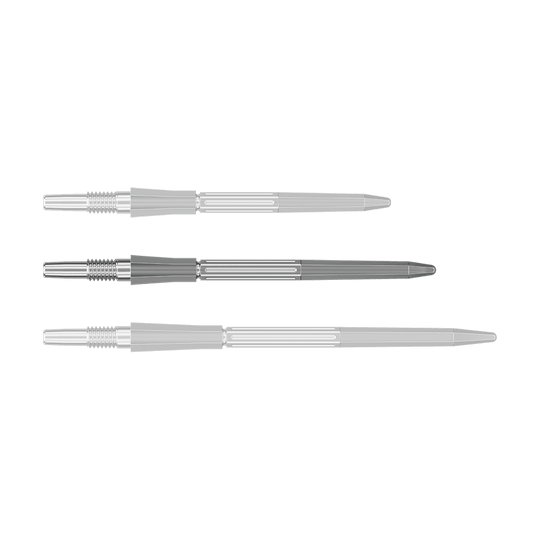 Špičky na šipky Target Elysian Archetype 43 Swiss Point ocelové - stříbrné Dargestellt ist eine einzelne silberne Dartspitze mit einer Länge von 35mm. Sie gehört zum Swiss Point System.