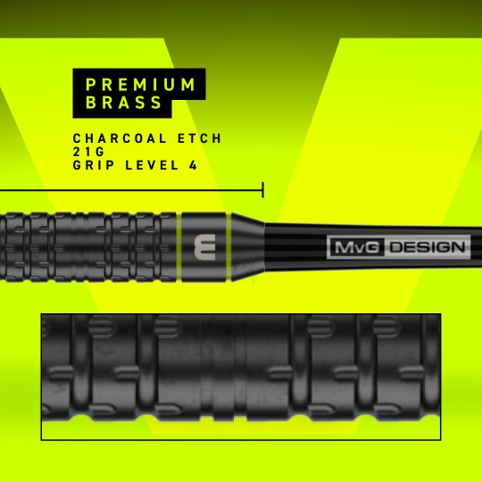 Winmau Michael Van Gerwen mosazné Steeldarts - 21g