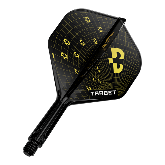 Standardní letky Target K-Flex Bolide No2 Abbildung eines Dart-Flights, wahrscheinlich Target K-Flex Bolide No2 Standard in 19mm. Das Produkt ist einzeln dargestellt.