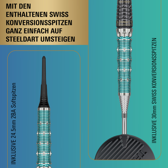 Target Japan The Rising Miracle Kombinované softdarts limitovaná edice - 21,5 g