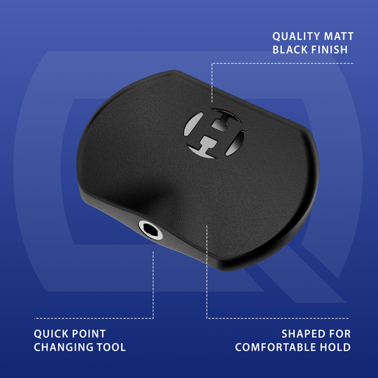 Harrowův základní nástroj Quick Point Das Bild zeigt das Harrows Basic Quick Point Tool. Es handelt sich um ein Werkzeug zum schnellen Wechseln von Dartspitzen.