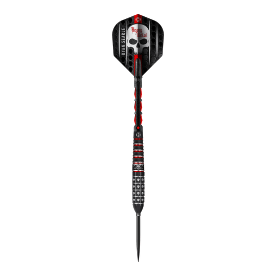 Das Bild zeigt die Harrows Ryan Searle Series 3 Quick Point Steeldarts. Diese Steeldarts eignen sich ideal für erfahrene Dartspieler.