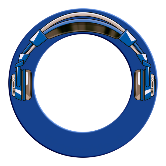 Stereo prostorový prostor pro terč na šipky McDart Dartboard Surround von McDart in Blau ist im Bild dargestellt. Das Produkt ist aus einer Werbeperspektive fotografiert.