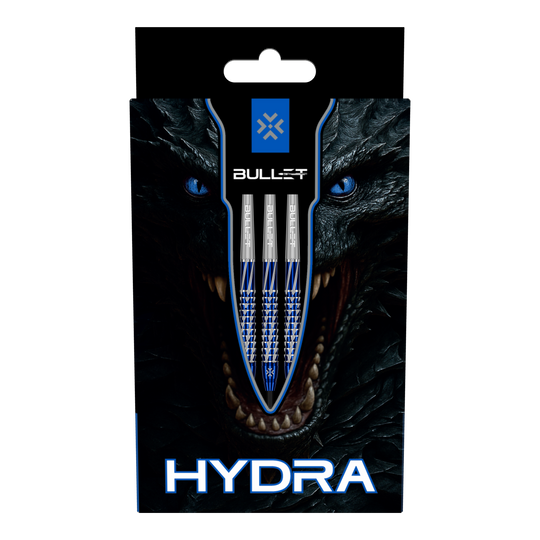 Ocelové šipky Bullet Hydra Das Bild zeigt Bullet Hydra Steeldarts. Diese Steeldarts eignen sich für präzises und professionelles Dartspiel.