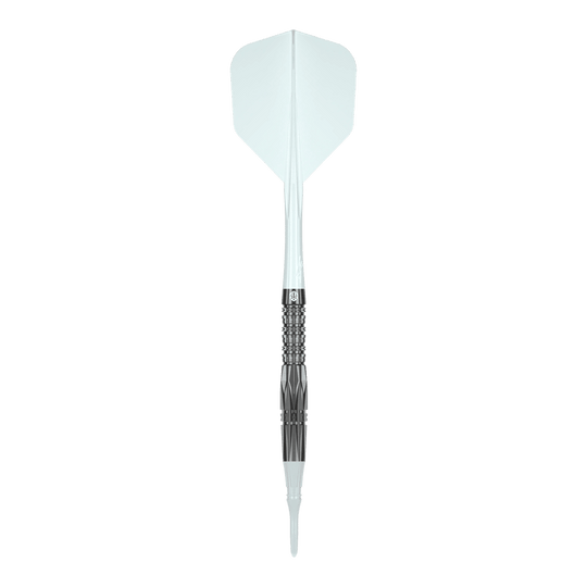 Zu sehen ist der Caliburn Prisma P1 Softdart - 19g aus einer anderen Perspektive. Der Softdart überzeugt durch Qualität und Design.