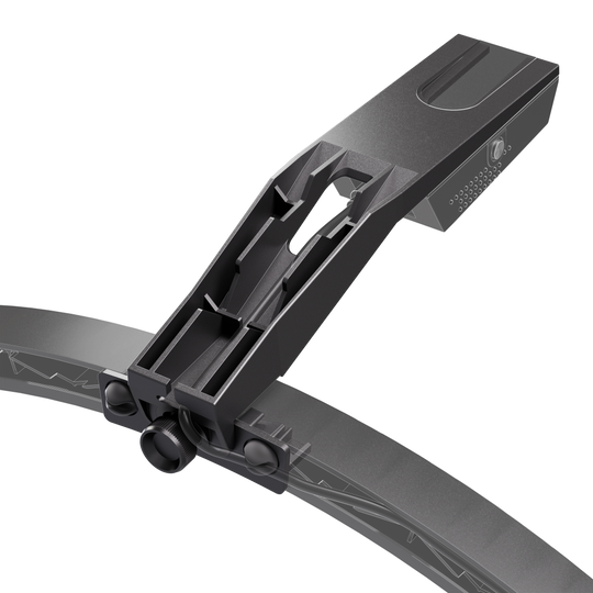 Rameno kamery Target OMNI VIRT Das Bild zeigt den Target OMNI VIRT Kamera Arm. Der Kamera Arm ist aus Metall gefertigt und eignet sich zur Befestigung einer Kamera.