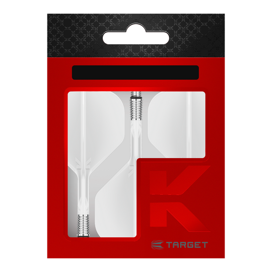 Target K-Shift No2 Standardní letky - Bílé Abgebildet sind die Target K-Shift No2 Standard Flights - Weiß. Die Dart-Flights sind standardförmig und weiß gefärbt.