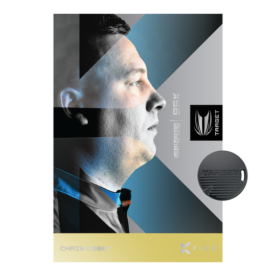 Šipky Target Chris Dobey 95K Swiss Point ocelové Das Bild zeigt die Target Chris Dobey 95K Swiss Point Steeldarts. Diese Steeldarts sind professionell verarbeitet und für anspruchsvolle Spieler geeignet.