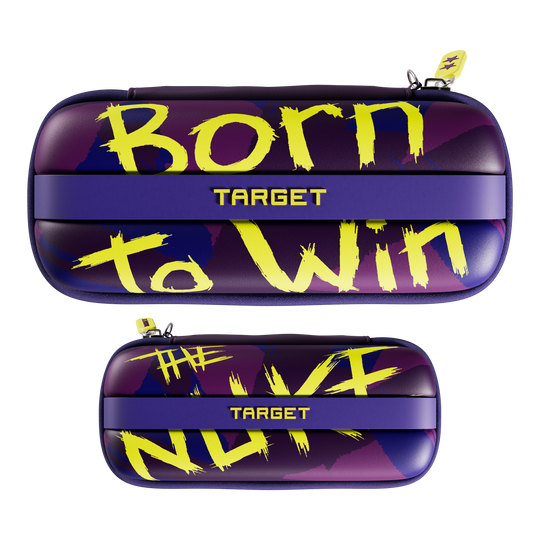 Pouzdro na šipky Target Boa Luke Littler, zrozené pro vítězství v mistrovství světa Gezeigt wird ein Target Boa Dartcase Luke Littler Born To Win World Champion. Das Dartcase wurde für Dartfans mit Weltmeisterdesign entworfen.