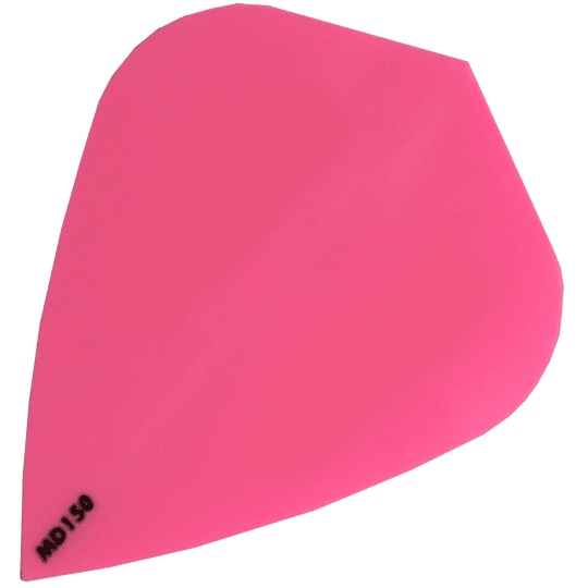 MD150-Kite-Pink Das Bild zeigt ein pinkes Dartflight in der Form eines Drachens. In der unteren Ecke steht die Bezeichnung "MD150".