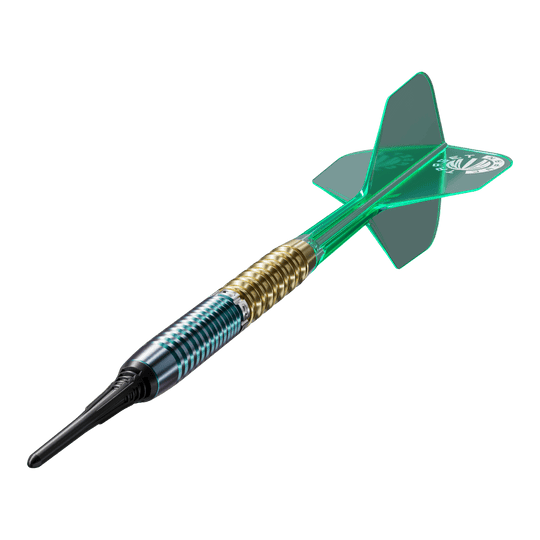 Šipky Target Japan Prime Series Zenith GEN 2.5 Soft - 20g Das Bild zeigt die Target Japan Prime Series Zenith GEN 2.5 Softdarts mit einem Gewicht von 20g. Die Darts sind für das Softdartspiel geeignet und haben ein modernes Design.