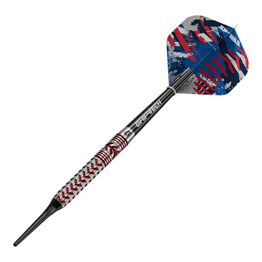 Šipky GOAT Curveball měkké - 20g Zu sehen sind die GOAT Curveball Tungsten Softdarts - 20g. Die Darts zeichnen sich durch ihr Gewicht von 20 Gramm und das verwendete Tungsten aus.