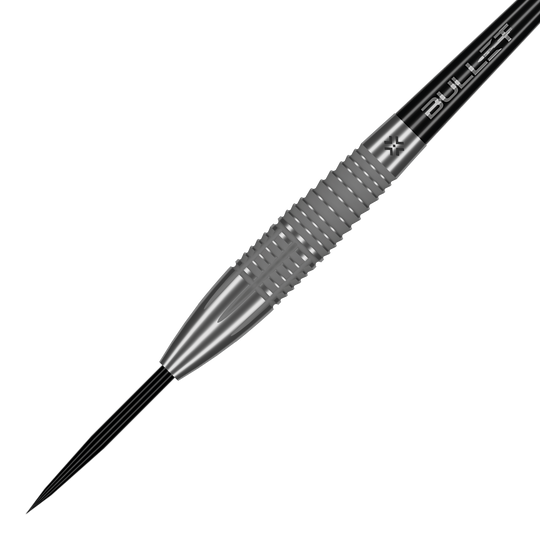 Ocelové šipky Bullet Monolith Bullet Monolith Steel Darts sind abgebildet. Das Produkt zeigt mehrere Artikel der Monolith-Reihe.
