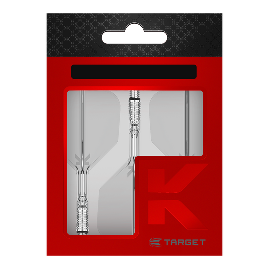 Abgebildet sind die Target K-Shift No6 Flights in durchsichtigem Design. Diese Flights eignen sich ideal zum Präzisieren von Dartwürfen.