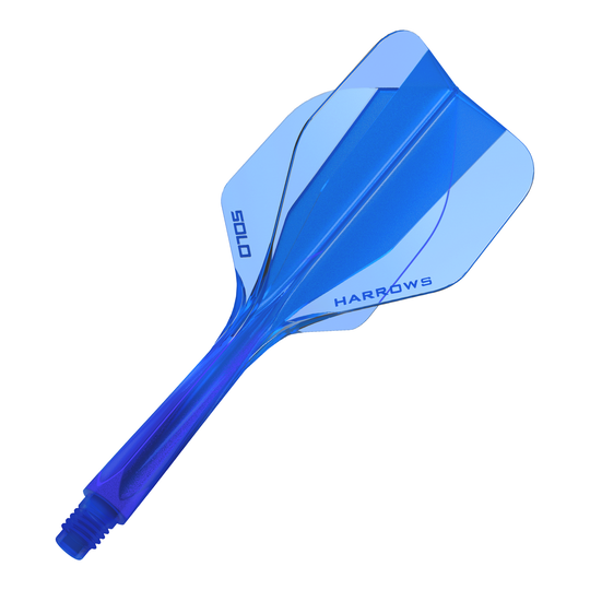 Systém letmých hřídelí Harrows Solo No6 - modrý Das Bild zeigt das Harrows Solo No6 Flight-Shaft-System in Blau. Es ist ein Ersatzteil für Dartpfeile.