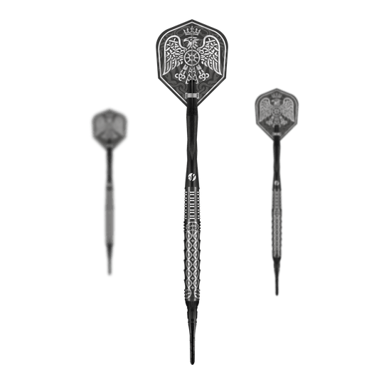 Měkké šipky Shot Goths Wulfaz - 20g Das Bild zeigt ein Set der Shot Goths Wulfaz Softdarts - 20g. Das Set bietet alles, was für ein Softdartspiel benötigt wird.