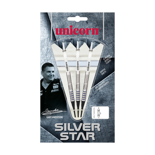 Měkké šipky Unicorn Silver Star Var.2 Gary Anderson