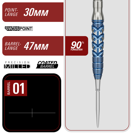Ocelové šipky Target Japan Sereno GEN3 Swiss Point Ocelové šipky Target Japan Sereno GEN3 Swiss Point