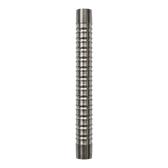 Gezeigt wird ein McDart Double Ring Softdart Barrels - 18g. Dieses Dart-Barrel hat eine auffällige doppelte Ringstruktur.