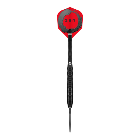 Ocelové šipky Shot ZEN Torpedo Turbo Point - 23g Auf diesem Bild sind die Shot ZEN Torpedo Turbo Point Steeldarts - 23g zu sehen. Die Steeldarts werden präsentiert.
