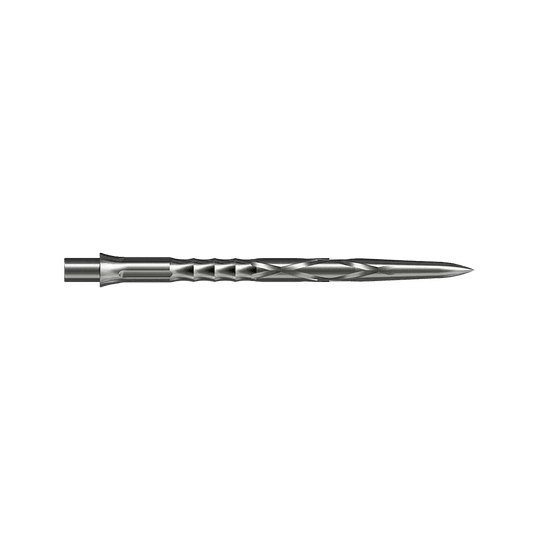 Ocelové hroty na šipky Caliburn System - HAN G2 - Stříbrné Gezeigt wird eine silberne Steeldartspitze Caliburn Evo System HAN G2 in 36 mm Länge. Die Spitze ist für Steeldarts gedacht.