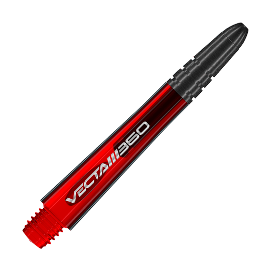 Násadky Winmau Vecta Blade 360 - červené Abgebildet ist ein Dart-Schaft mit der Bezeichnung 7025-219_Winmau_Vecta_Blade360_Shafts_Rot_40mm_2. Das Produkt ist rot und eignet sich für verschiedene Dartpfeile.